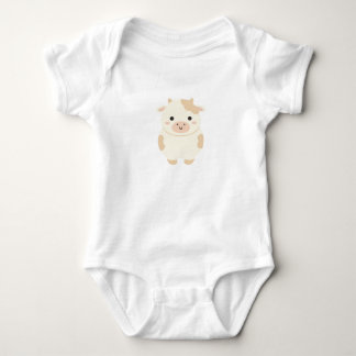 Süßer Babykuh-Body – Kawaii Farm Tier Infant Baby Strampler