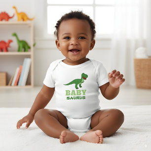 Süßer Babysaurus-Dinosaurier T-Rex Dino benutzerde Baby Strampler