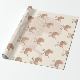 Süßer Babywagen Geschenkpapier