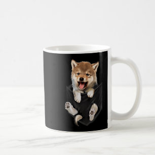 Süßer Babywolf in der Tasche Tiere Wölfe Liebhaber Kaffeetasse