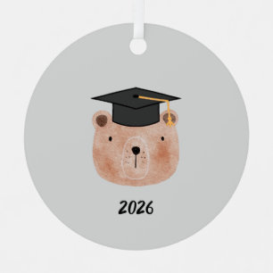 Süßer Bär-Abschluss-Schmuck 2026 Ornament Aus Metall