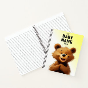 Süßer Bär Baby Namen Buch