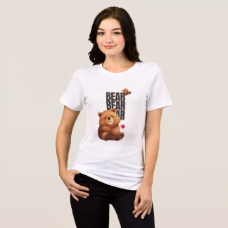 Süßer Bär Bärenumarmung T-Shirt – Bezaubernder Ted Tri-Blend Shirt