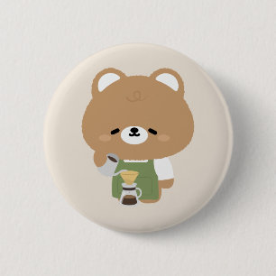 Süßer Bär Barista Button