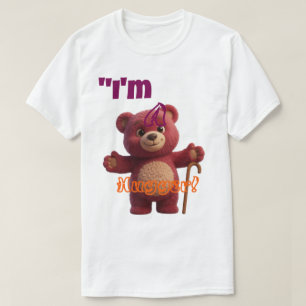 Süßer Bär & Emoji Umarmer T-Shirt   DU MUSST MICH 