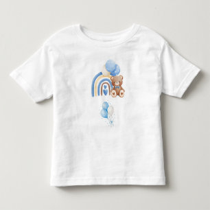 Süßer Bär & Farbige Luftballons – Süßes Design 🧸� Kleinkind T-shirt
