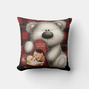 Süßer Bär Ich liebe dich Oma Benutzerdefiniertes M Kissen