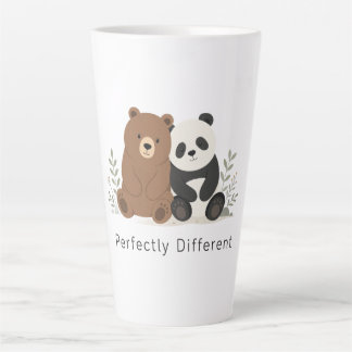 Süßer Bär & Panda Neurodiversitäts-Inklusions-T-Sh Milchtasse