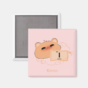 Süßer Bär Verliebter Magnet