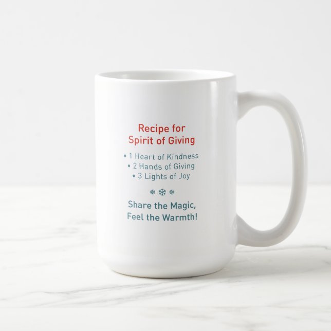 Süßer Bär Weihnachts-Tassen-Wrap Kaffeetasse (Rechts)