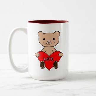 Süßer Bär Zweifarbige Tasse