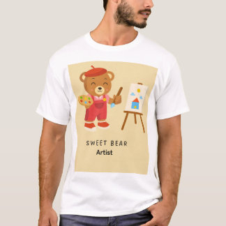 Süßer Bärenkünstler  T-Shirt