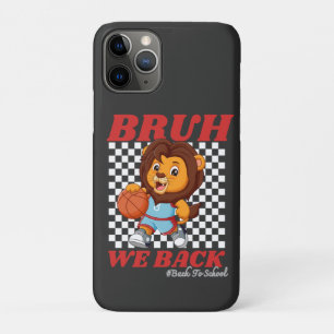 Süßer Basketball Löwe BRUH WE BACK Zurück zur Schu Case-Mate iPhone Hülle