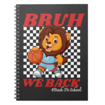 Süßer Basketball Löwe BRUH WE BACK Zurück zur Schu