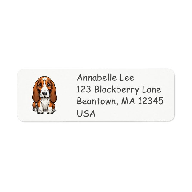 Süßer Basset Hound (Vorne)
