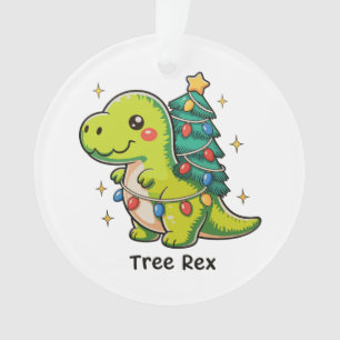 Süßer Baum Rex Weihnachten Dinosaurier T Rex Xmas  Ornament