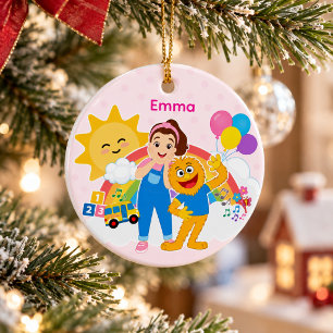Süßer benutzerdefinierter Name Kleinkind Vorschule Keramik Ornament