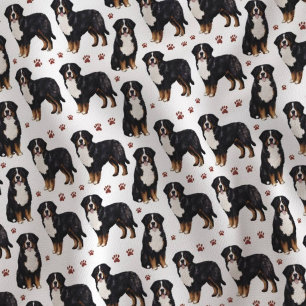 Süßer Berner Sennenhund Stoff