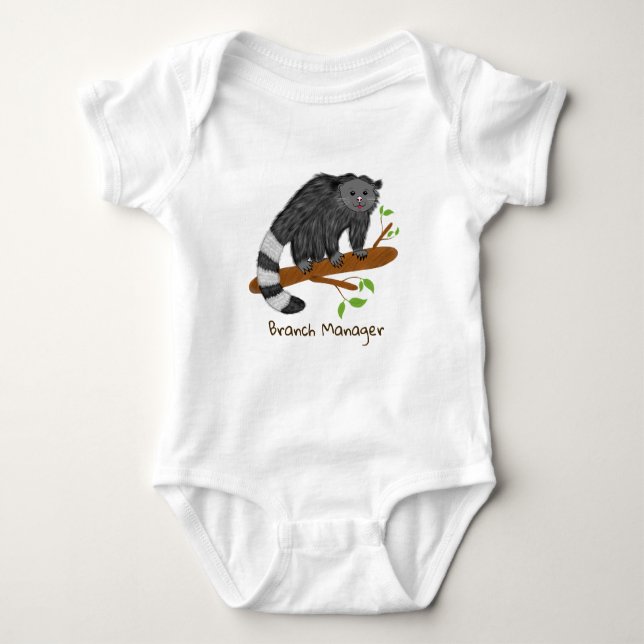 Süßer Binturong  Baby Strampler (Vorderseite)