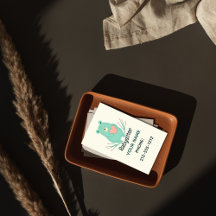 Süßer blauer Bär Herz Babysitter QR-Code
