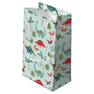 Süßer blauer Dinosaurier für Kinder  Kleine Geschenktüte