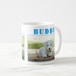 Süßer blauer Hund oder Haustierfoto Kaffeetasse