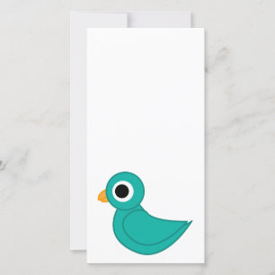 Süßer blauer Vogel