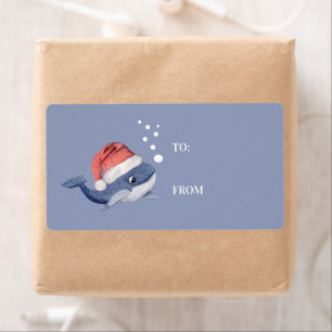 Süßer Blauwal-Weihnachtsmann-Hut Weihnachten Von A
