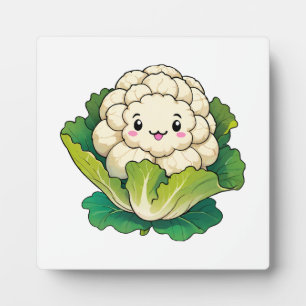 Süßer Blumenkohl Fotoplatte