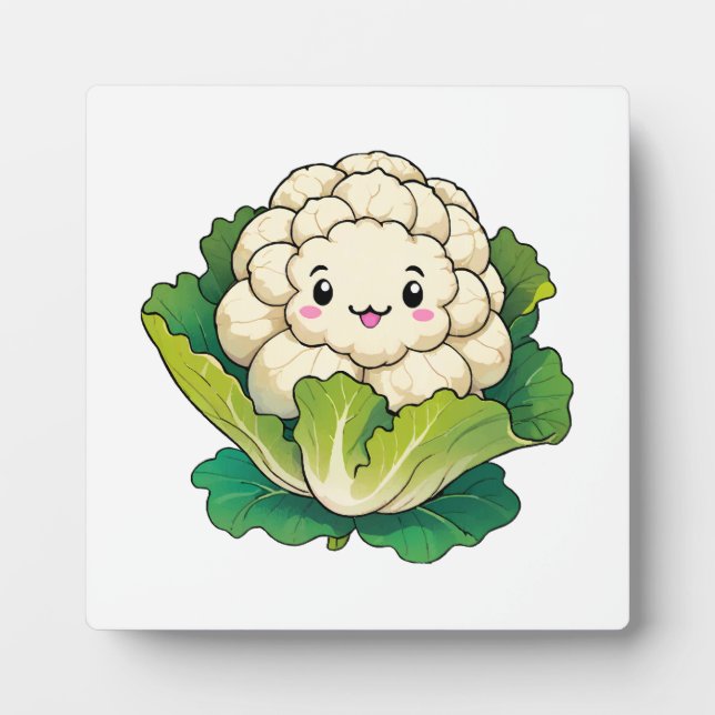 Süßer Blumenkohl Fotoplatte (Vorderseite)