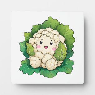 Süßer Blumenkohl Fotoplatte