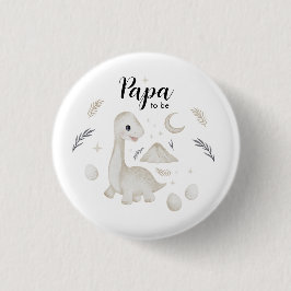 Süßer Boho-Dinosaurier Papa-wird-Button Button