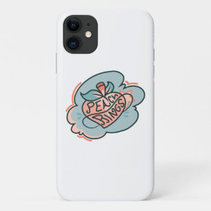 Süßer Boho Pfirsich Rosa Blau Planet Frucht Case-Mate iPhone Hülle