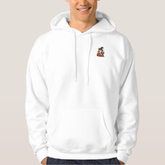 Süßer Boo-Geist-Hexenhut und Kürbis-Hoodie Hoodie