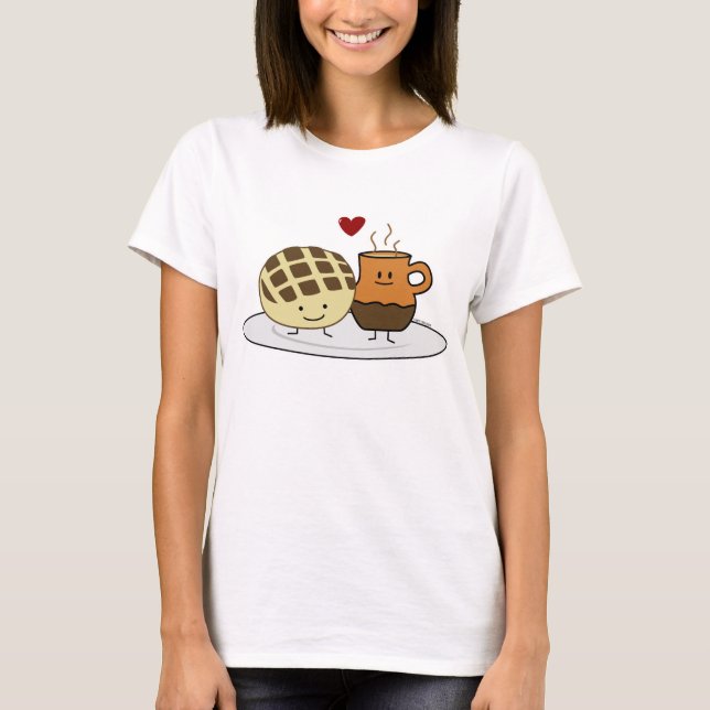 Süßer Brot-heiße Schokoladen-Pan dulce Mexikaner T-Shirt (Vorderseite)