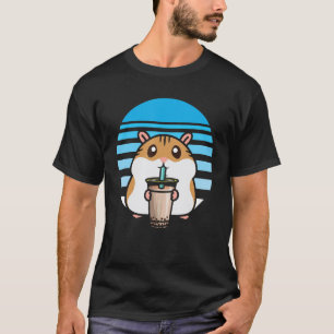 Süßer Bubble Tea Hamster   Boba Tea Fanatiker Hams T-Shirt