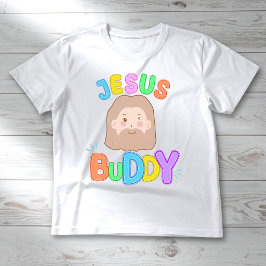 Süßer Bunter Moderner Jesus Buddy Christlich Baby T-shirt