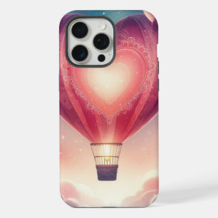 Süßer bunter Valentinstag-Herzballon iPhone 15 Pro Max Hülle