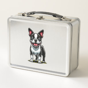 Süßer Bustie-Hund Metall Brotdose