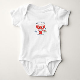 Süßer Cape Cod Hummer Baby-Bodyanzug | Neuengland Baby Strampler