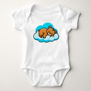 Süßer, Cartoon-artiger Bär Baby Strampler
