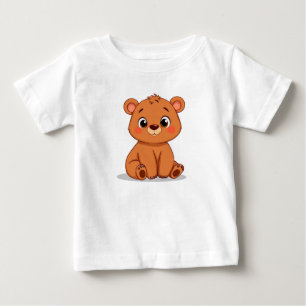 Süßer Cartoon-Bär Baby T-shirt