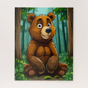 Süßer Cartoon-Bär Puzzle