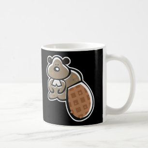 süßer Cartoon-Biber Kaffeetasse