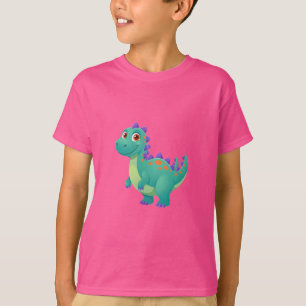 Süßer Cartoon-Dinosaurier – Lustiges niedliches Di T-Shirt
