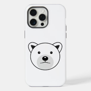 Süßer Cartoon-Eisbär iPhone 15 Pro Max Hülle