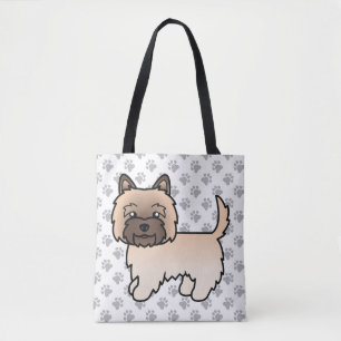 Süßer Cartoon-Hund der Wheaten Cairn Terrier-Rasse