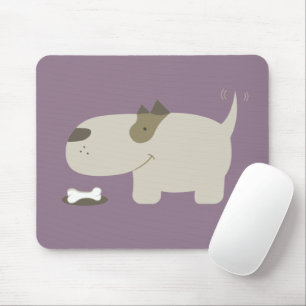 Süßer Cartoon-Hundeknochen Mousepad