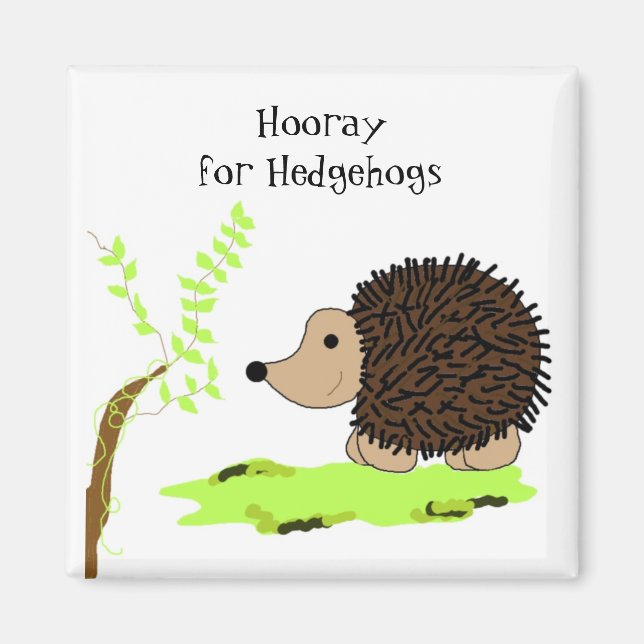 Süßer Cartoon-Igel Magnet (Vorne)