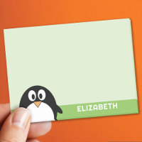 Süßer Cartoon Pinguin - Benutzerdefinierter Name G
